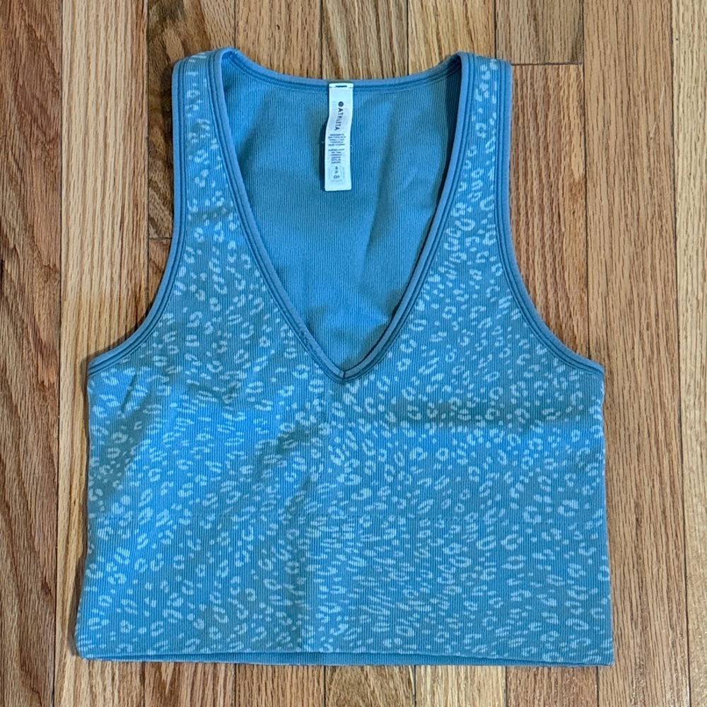 Athleta Aurora crop seamless reversible tank size small